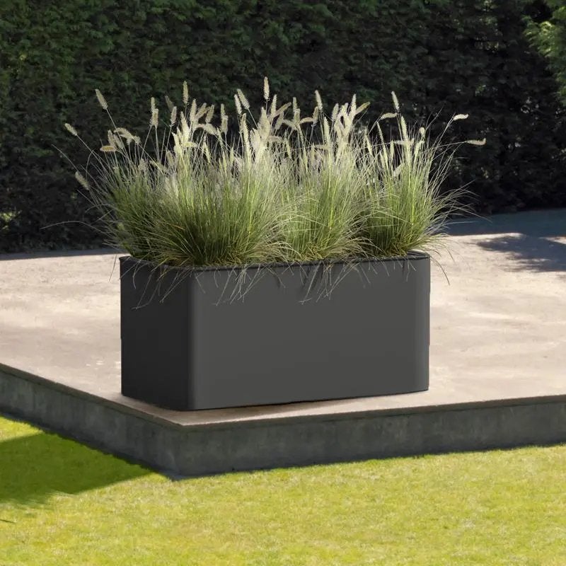 3 Nieuwe Antraciet Grijze Kunststof Plantenbakken 80x40x38cm, Tuin en Terras, Bloembakken en Plantenbakken, Nieuw, Kunststof, Binnen
