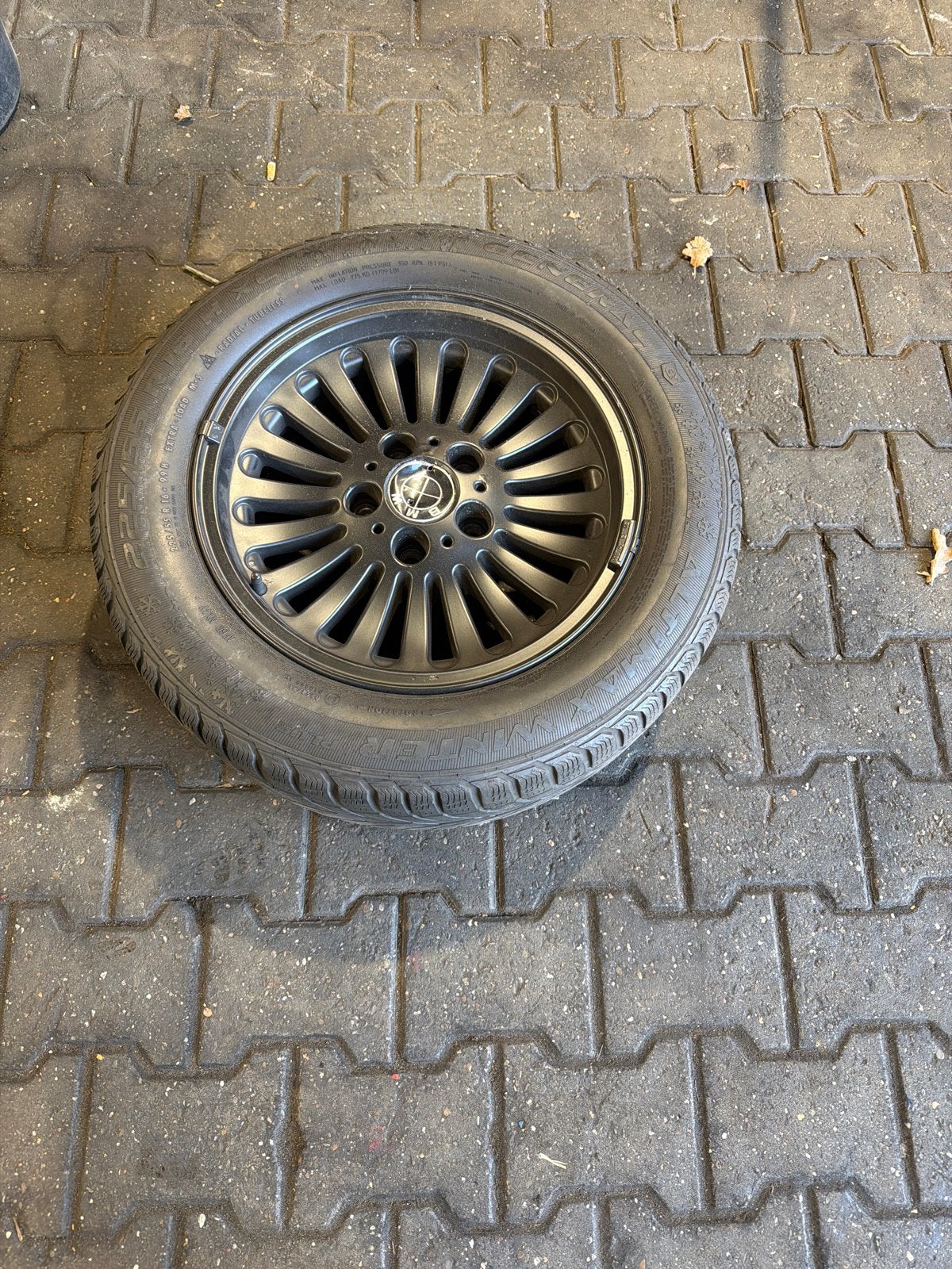 BMW Velgen met Banden 4x - 225/55 R16 Pirelli Sottozero, Auto-onderdelen, Banden en Velgen, Gebruikt, 16 inch, Banden en Velgen