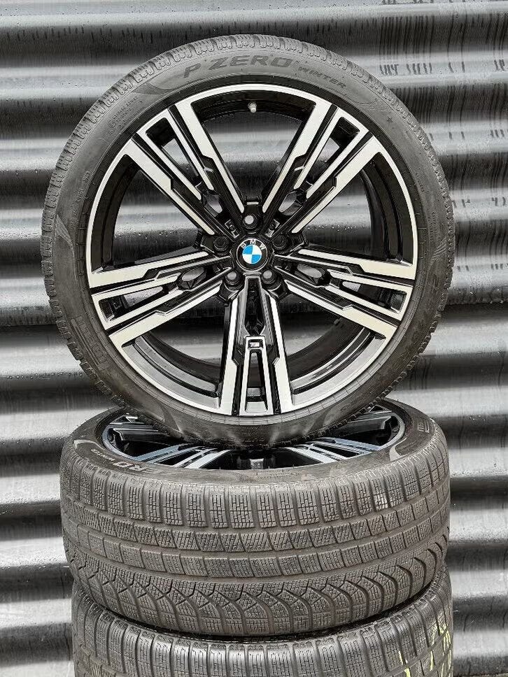 21” Orig BMW 7 Serie G70 i7 G70 X3 G45 908M winterbanden, Ophalen, Gebruikt, 255 mm, Banden en Velgen