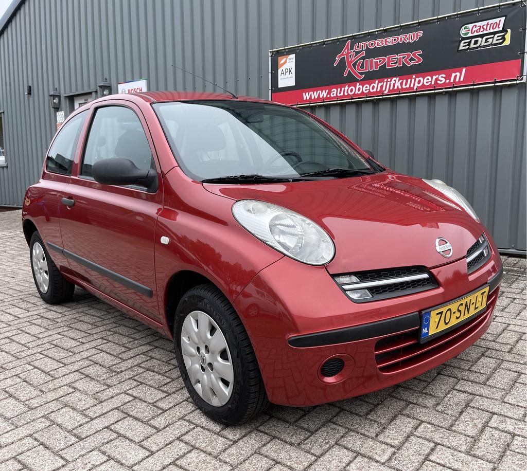 Nissan Micra 1.2 Visia AircoAudio.Stuurbkr.Nw Apk (bj 2006), Auto's, Voorwielaandrijving, Stof, Gebruikt, 4 cilinders