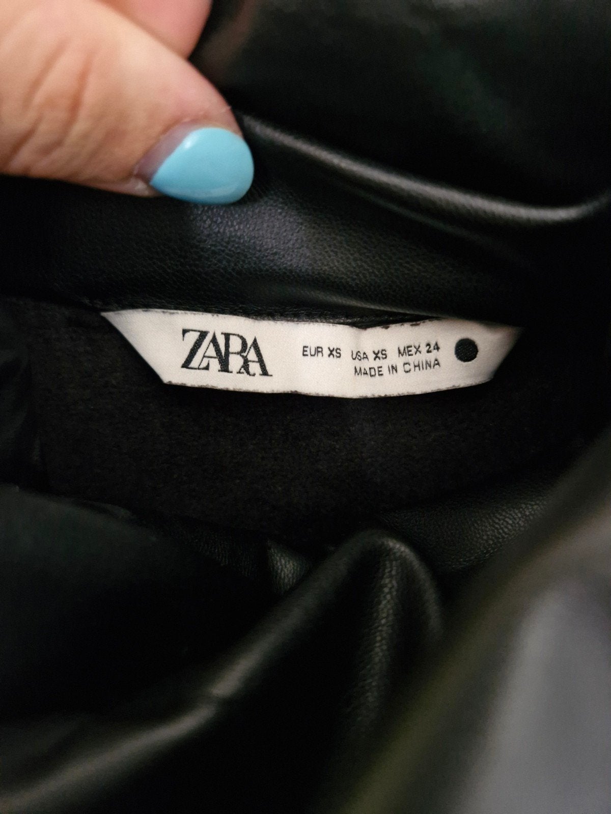 Leren jurk met kol maat xs, Kleding | Dames, Jurken, Onbekend, Ophalen of Verzenden, Zo goed als nieuw, Onbekend