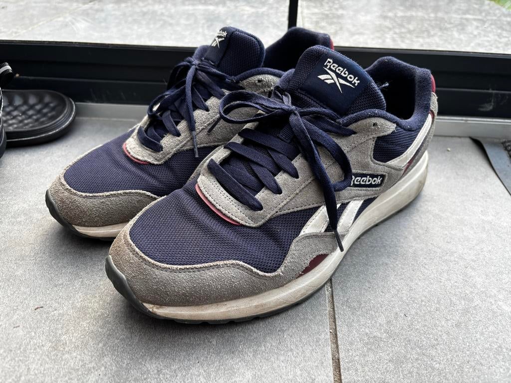 Reebok Sneakers - Blauw/Grijs maat 45, Ophalen of Verzenden, Zo goed als nieuw