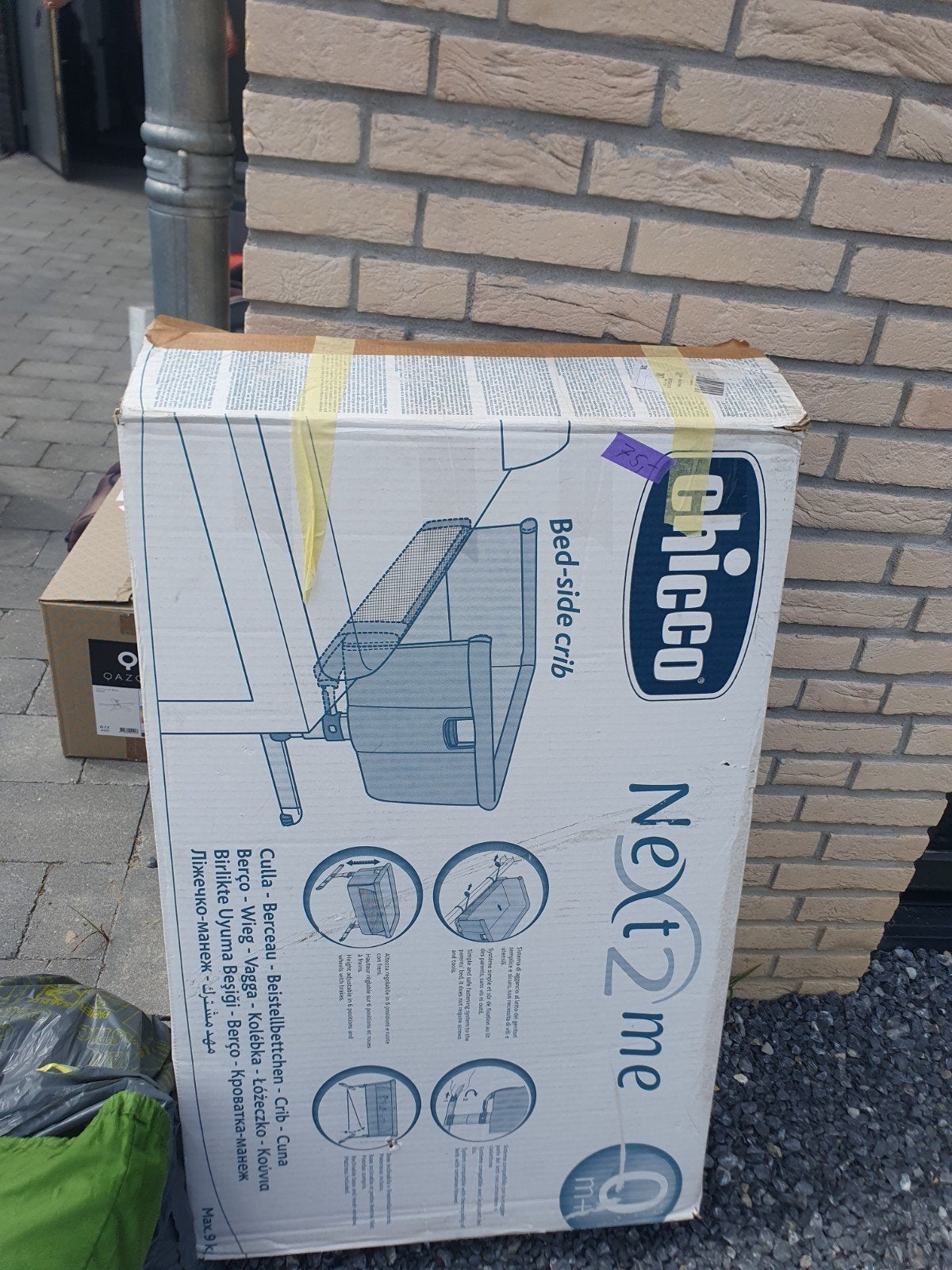 Chicco Next2Me Bed-side crib - Wieg/Co-sleeper, Kinderen en Baby's, Babywiegjes en Ledikanten, Ophalen of Verzenden, Zo goed als nieuw