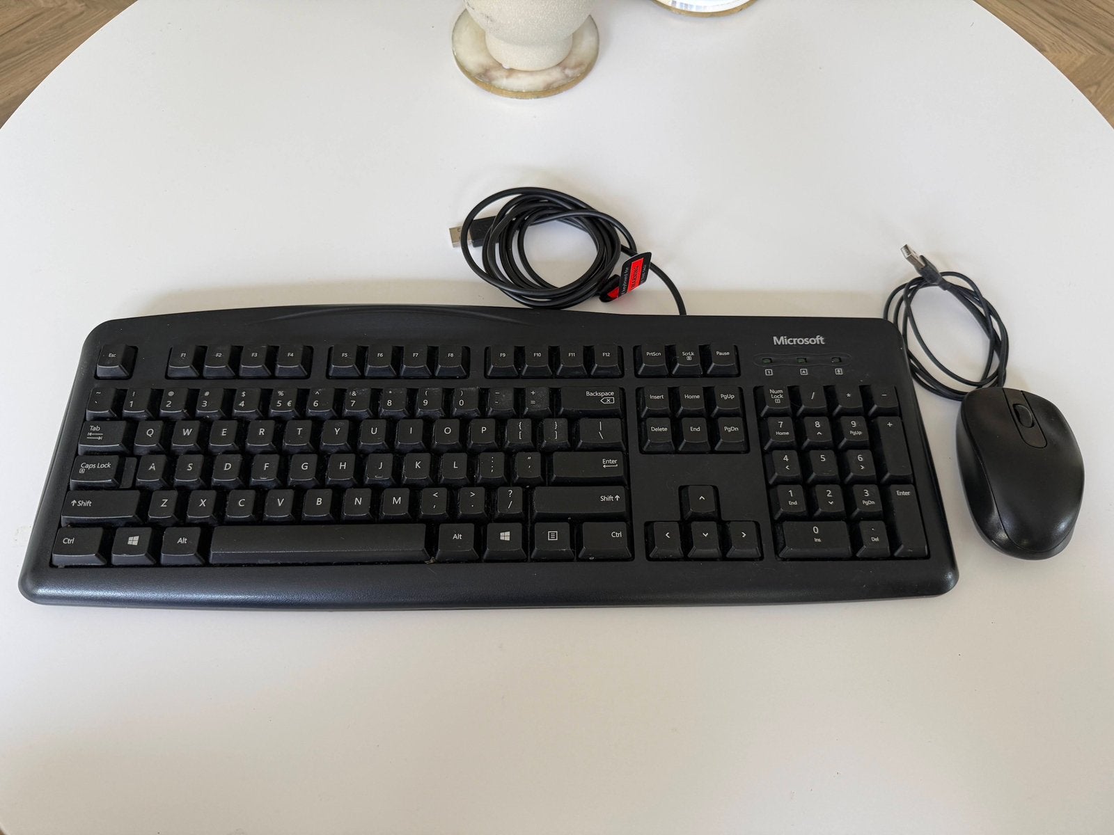 Office set Wired Keyboard And Mouse USB, Computers en Software, Ophalen of Verzenden, Zo goed als nieuw
