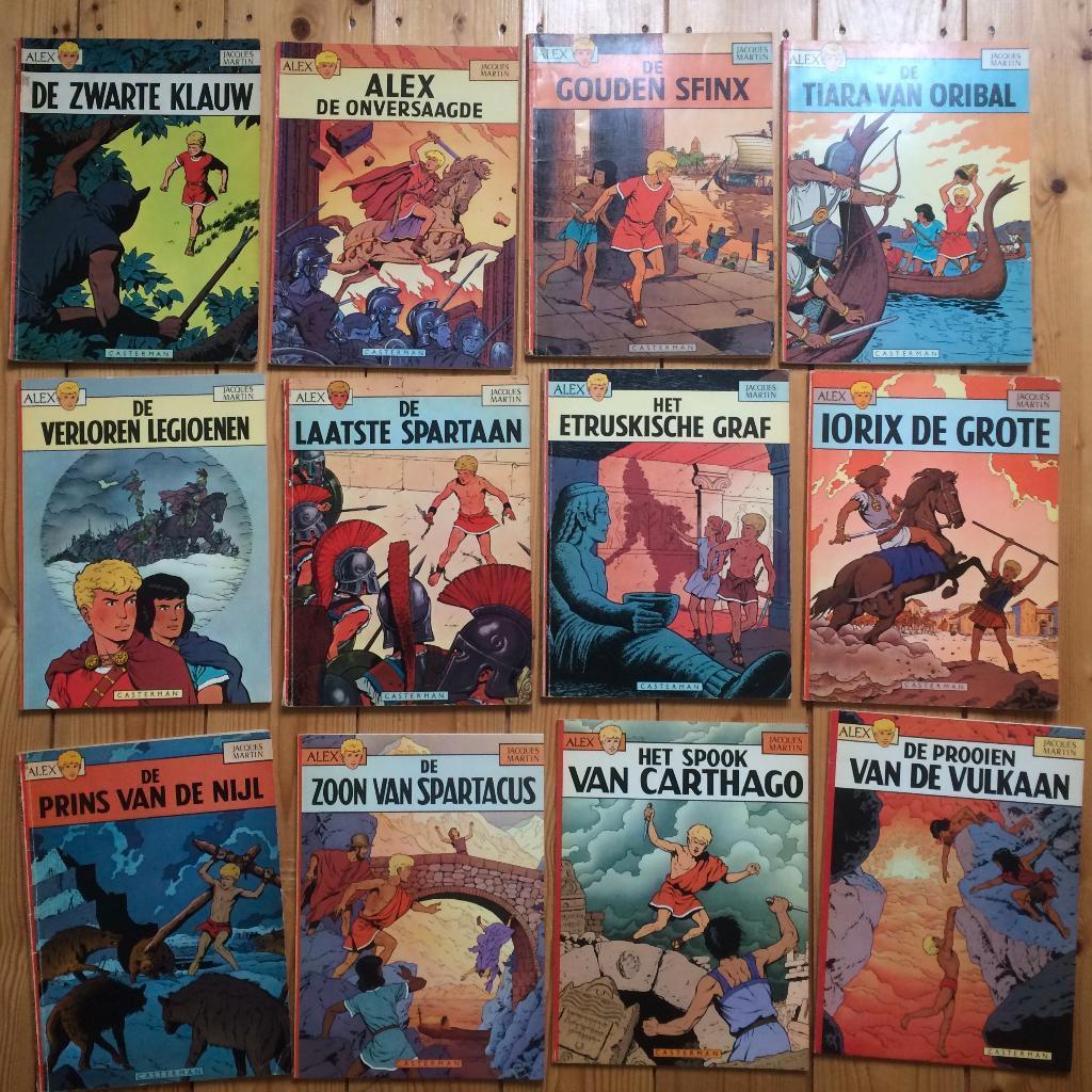 13 stuks Alex stripalbums Romeins tijdperk keizerrijk strips, Boeken, Meerdere stripboeken, Ophalen of Verzenden, Gelezen