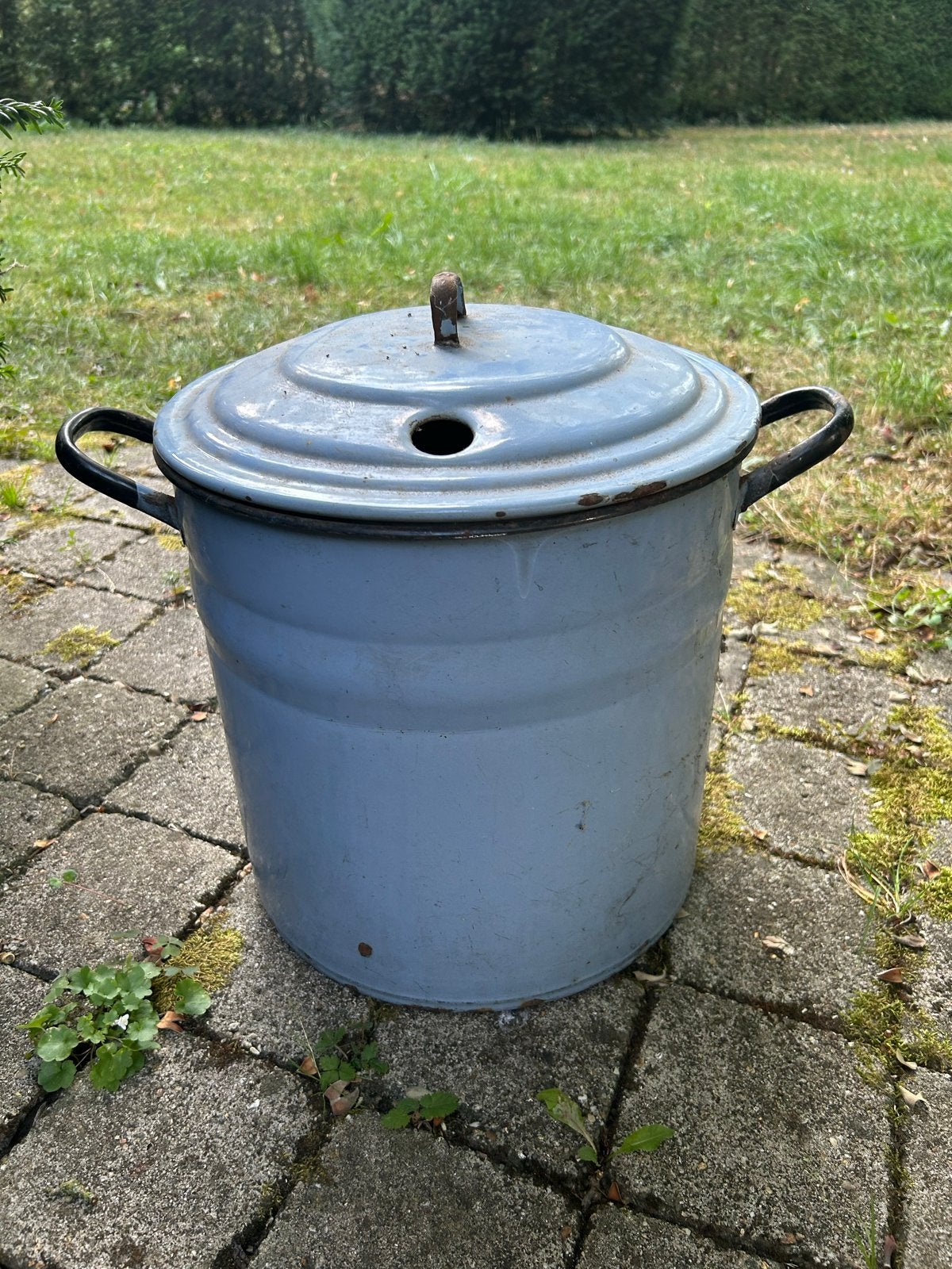 Grote vintage emaille weckketel/inmaakketel, Ophalen of Verzenden