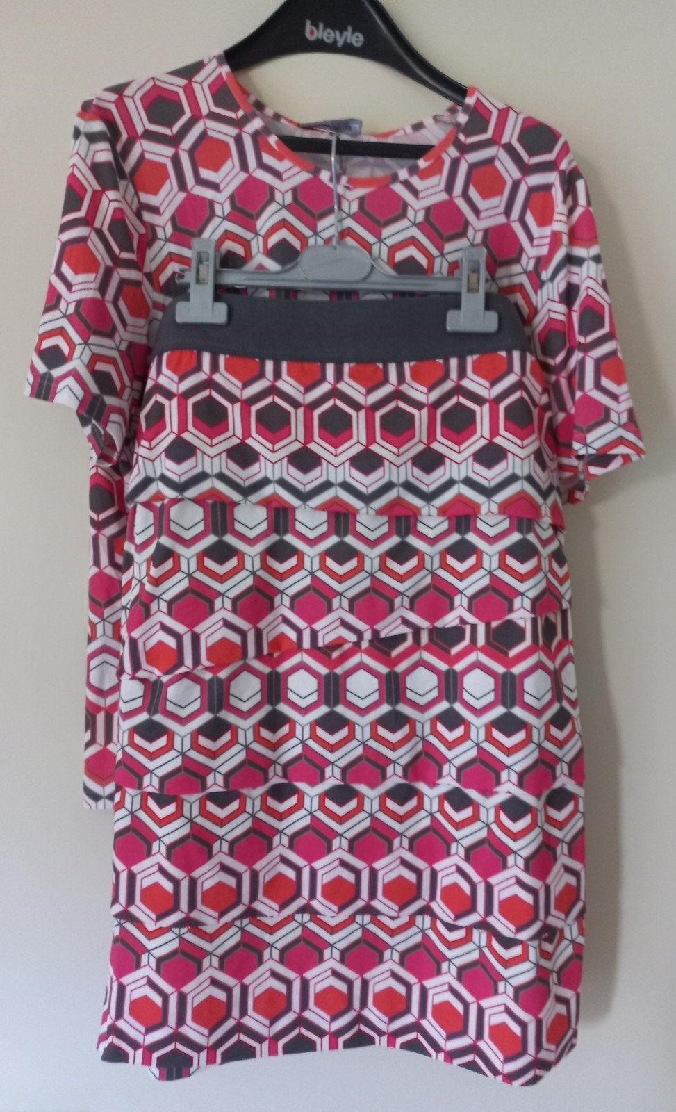 Frank Walder - Rok met T-shirt - Fuchsia - Maat 42 - Nieuw, Maat 42/44 (L), Nieuw, Ophalen of Verzenden, Nvt