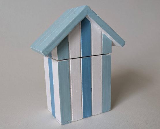 Strandhuis kist p/st., Huis en Inrichting, Ophalen of Verzenden, Nieuw, Hout