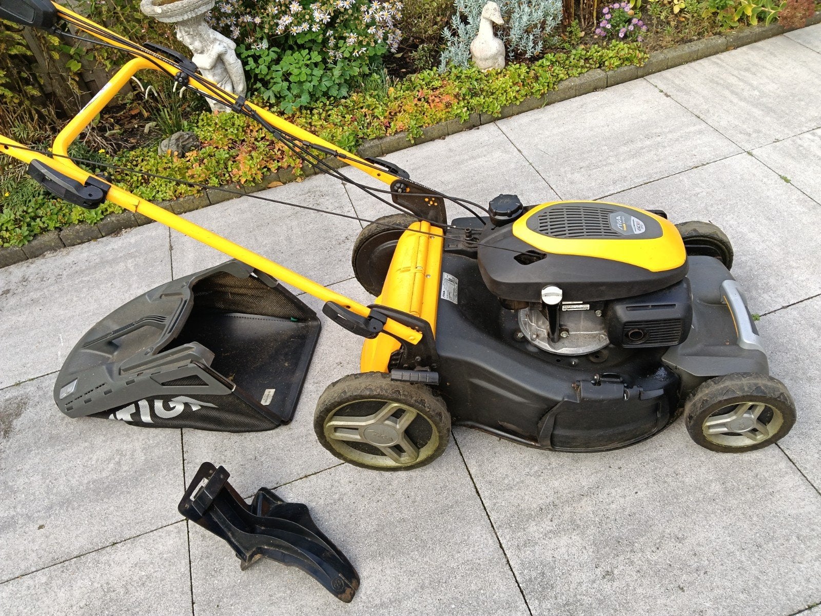 Grasmaaier benzine, Stiga MP1 554 WSVQ, Tuin en Terras, Ophalen, Cirkelmaaier, Stiga, Zo goed als nieuw