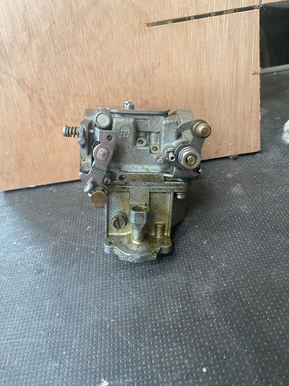 9,9 yamaha 4 tact carburateur voor buitenboordmotor, Ophalen, Gebruikt, Motor en Techniek