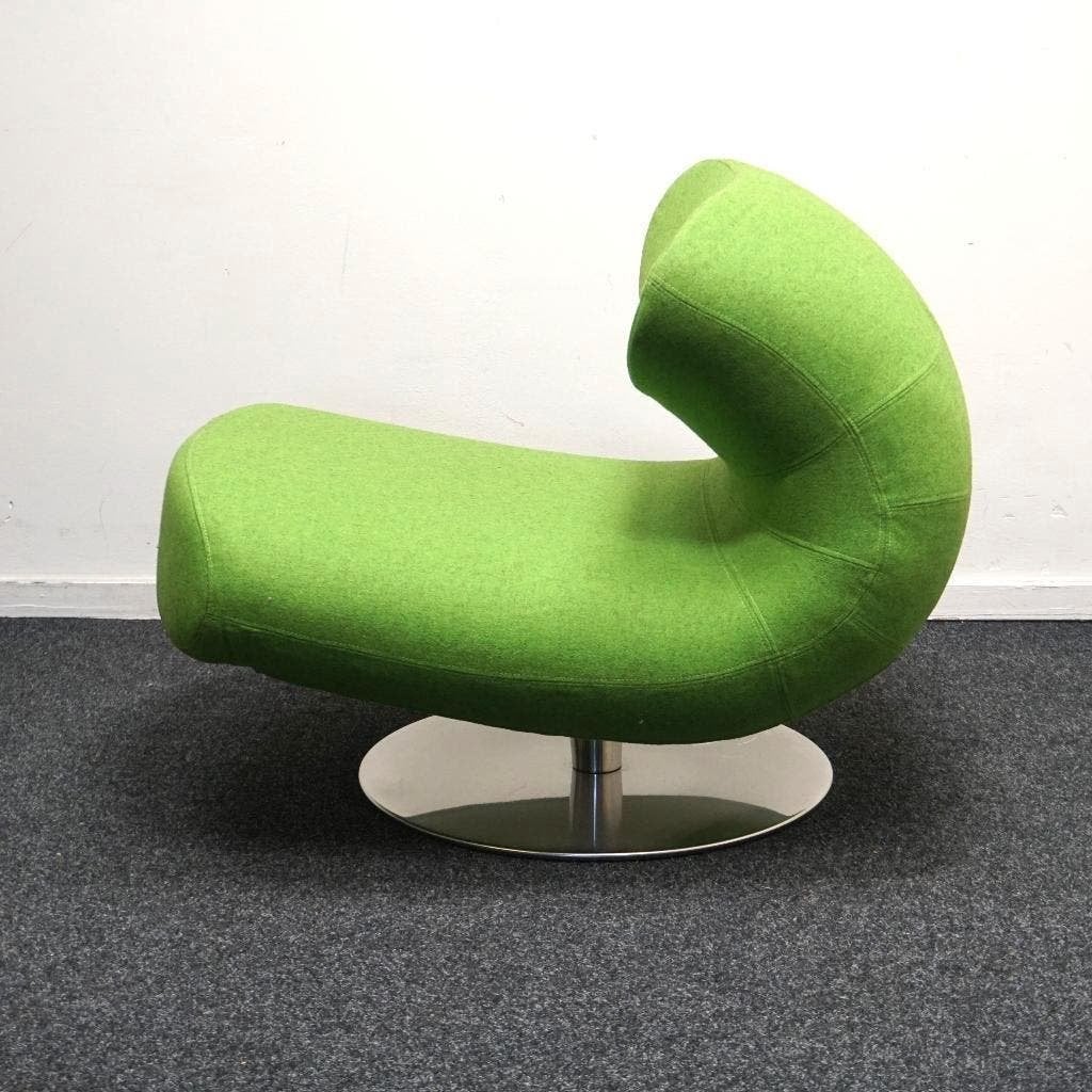 Softline Rio Design Fauteuils | Groen | Design Stoelen, Gebruikt, -, -, 75 tot 100 cm