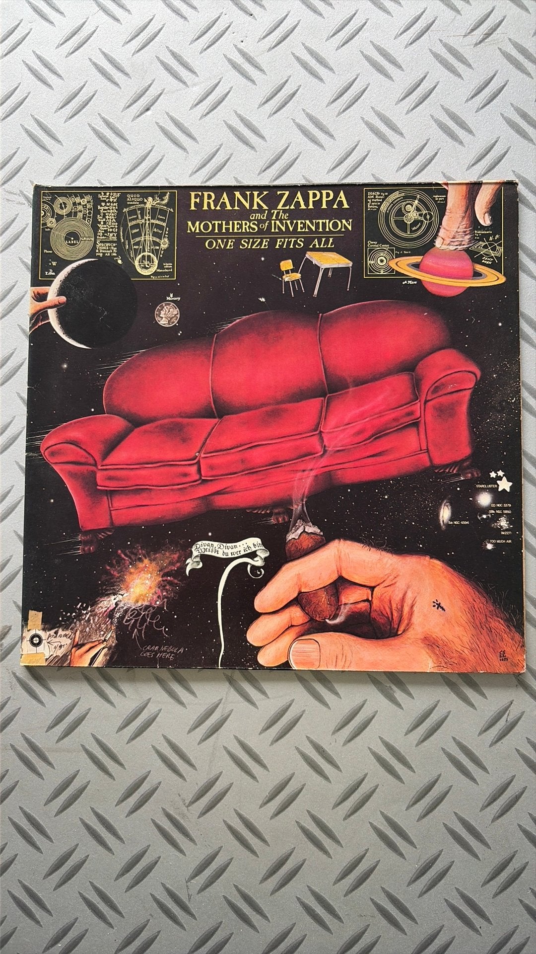 Lp Frank Zappa & the Mothers of Invention -One Size Fits All, Ophalen of Verzenden, 2000 tot heden, Gebruikt, 12 inch