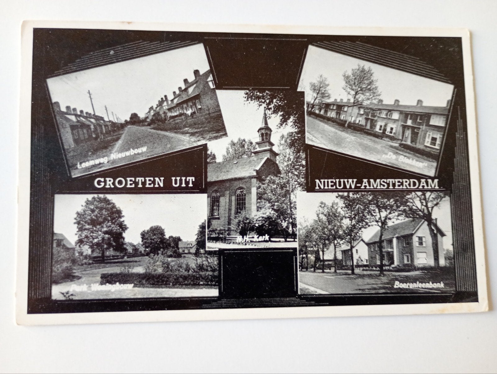 Nieuw-Amsterdam 1959, Ophalen of Verzenden, 1940 tot 1960, Gelopen, Drenthe