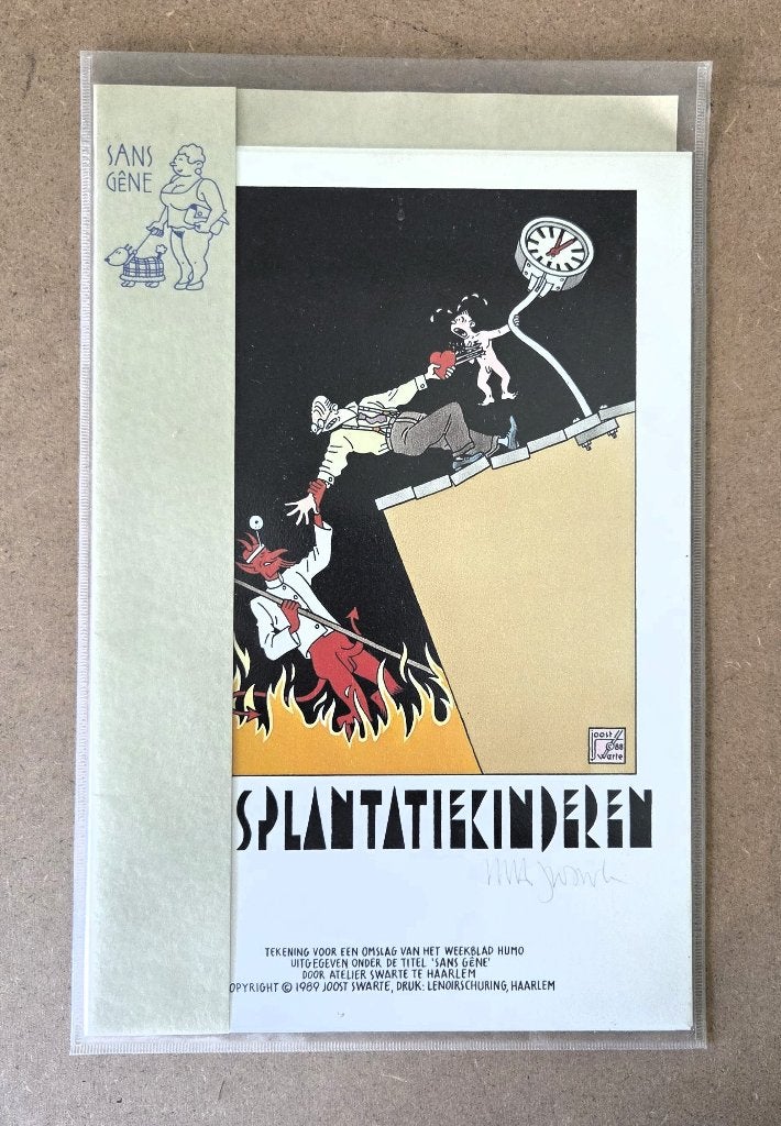 "Sansgene" Portfolio Joost Swarte., Joost swarte, Eén stripboek, Ophalen of Verzenden, Zo goed als nieuw