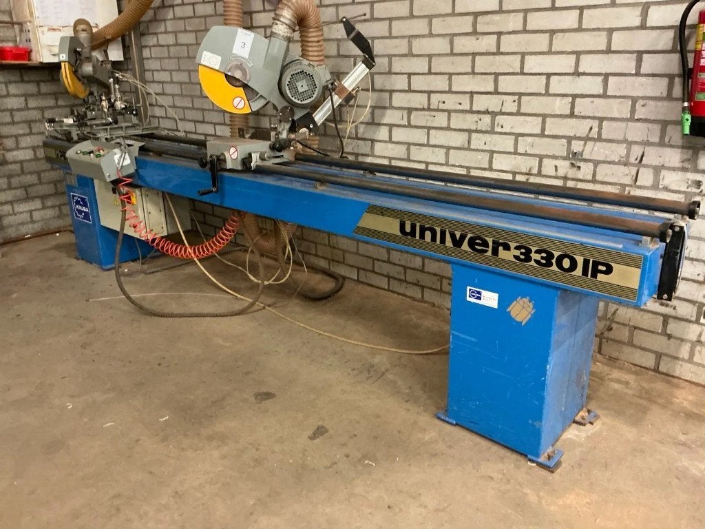 1996 PERTICI Univer 330IP Glas latten zaag, Ophalen, Gebruikt, Overige typen, Overige merken