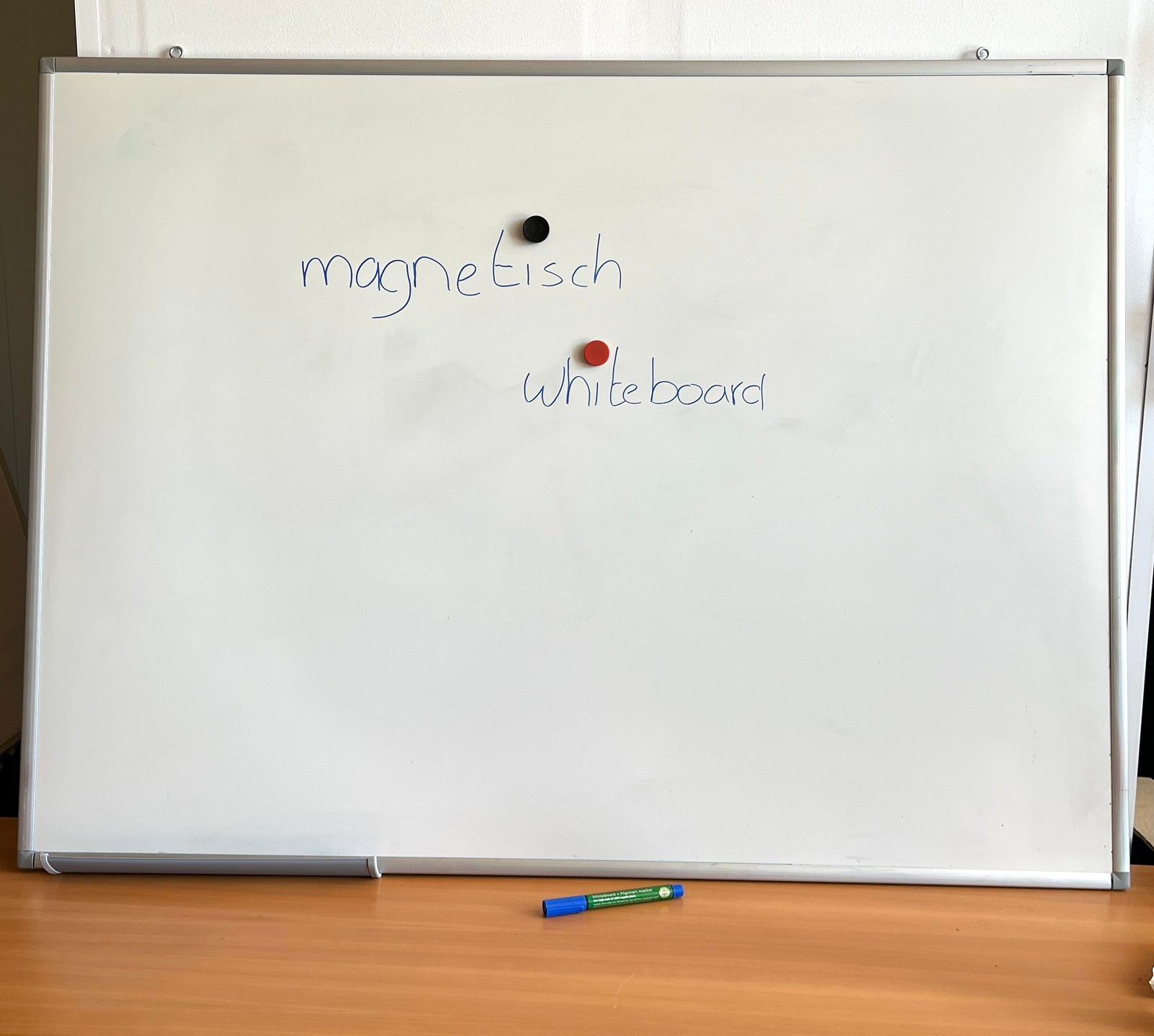 Legamaster geëmailleerd  magnetisch whiteboard, Ophalen, Zo goed als nieuw, Whiteboard