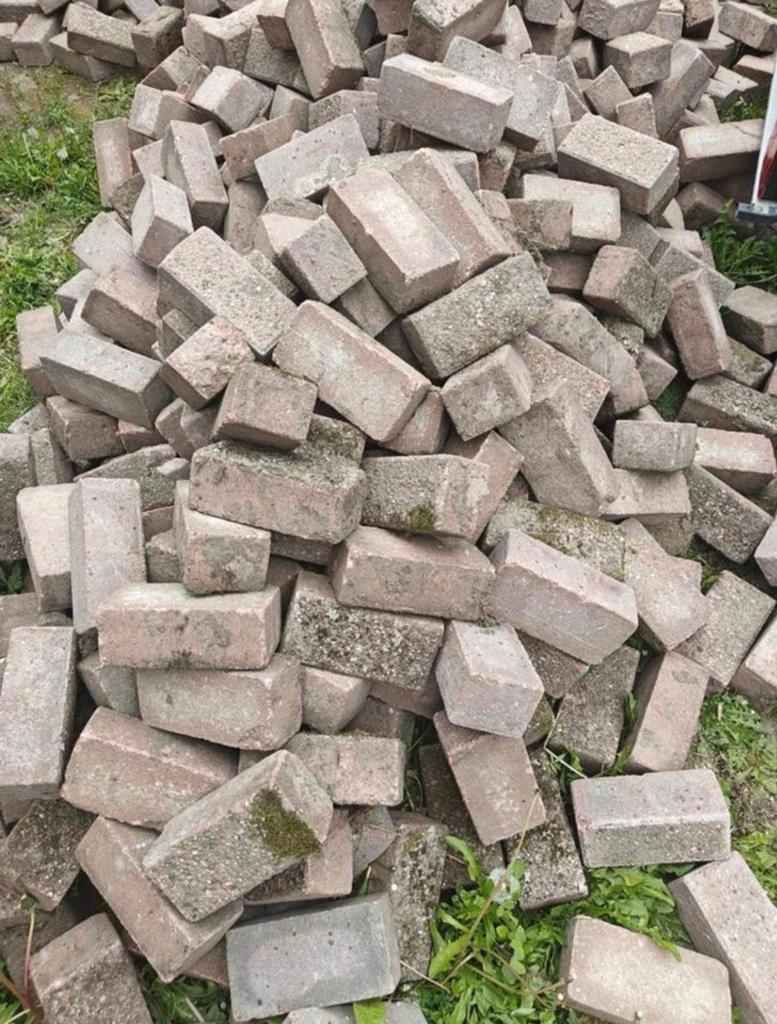 Klinkers 100m2 Gratis op te halen, Tuin en Terras, Grind, Keien en Split, Ophalen, Gebruikt, Kei