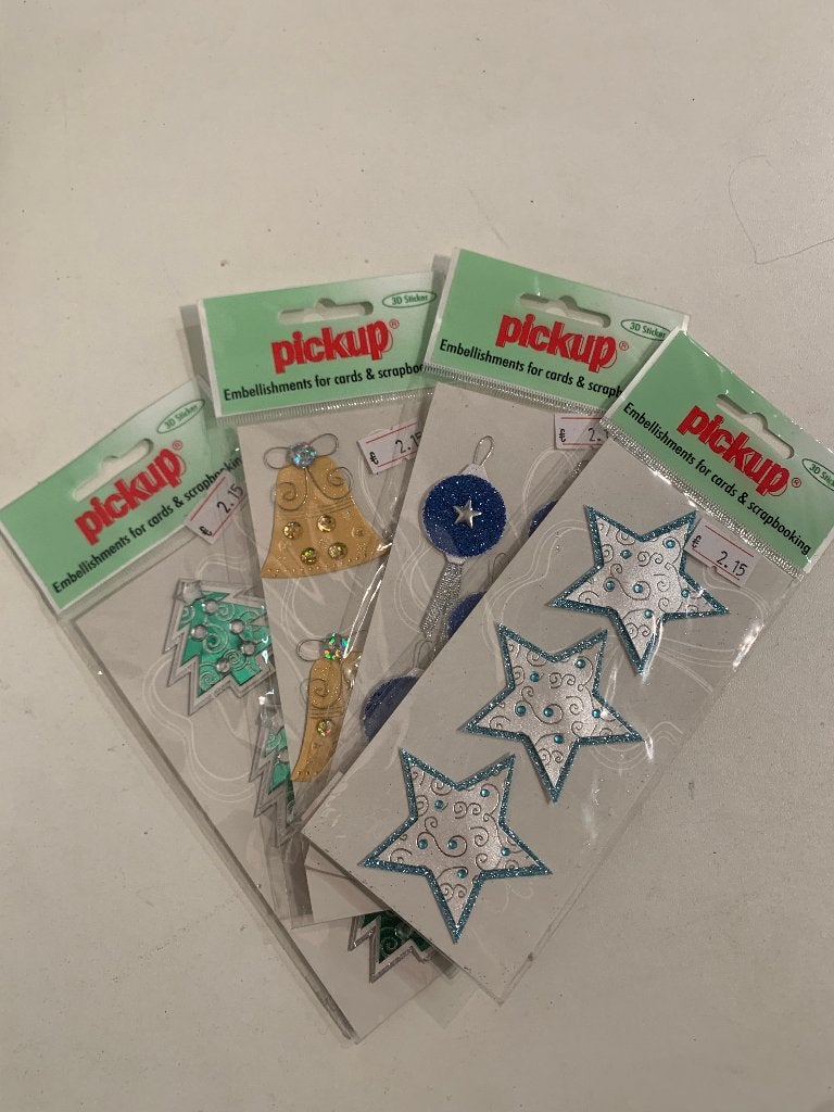 Kerst 3D stickers, Niet bekend, Niet bekend, Nieuw, Ophalen of Verzenden