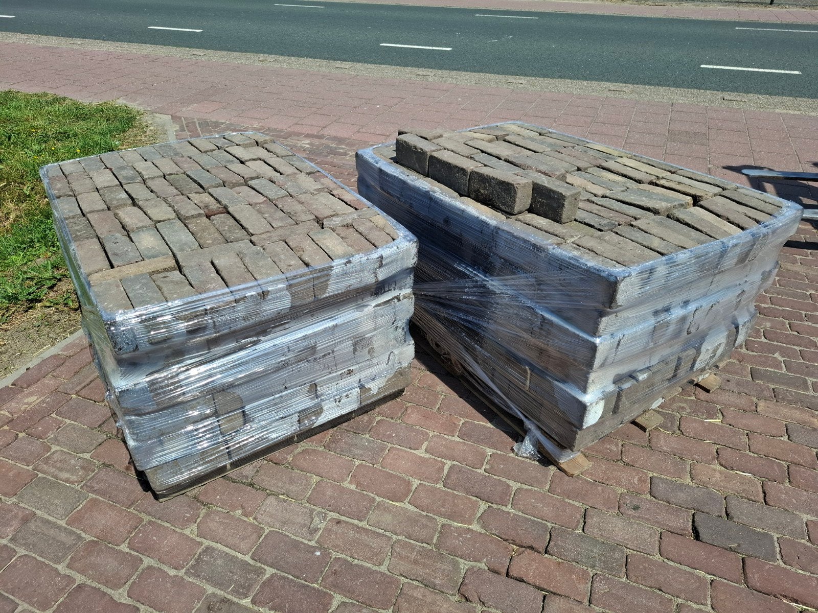 15,5m² Oud Gebakken Dikformaten/7duimers, Ophalen of Verzenden