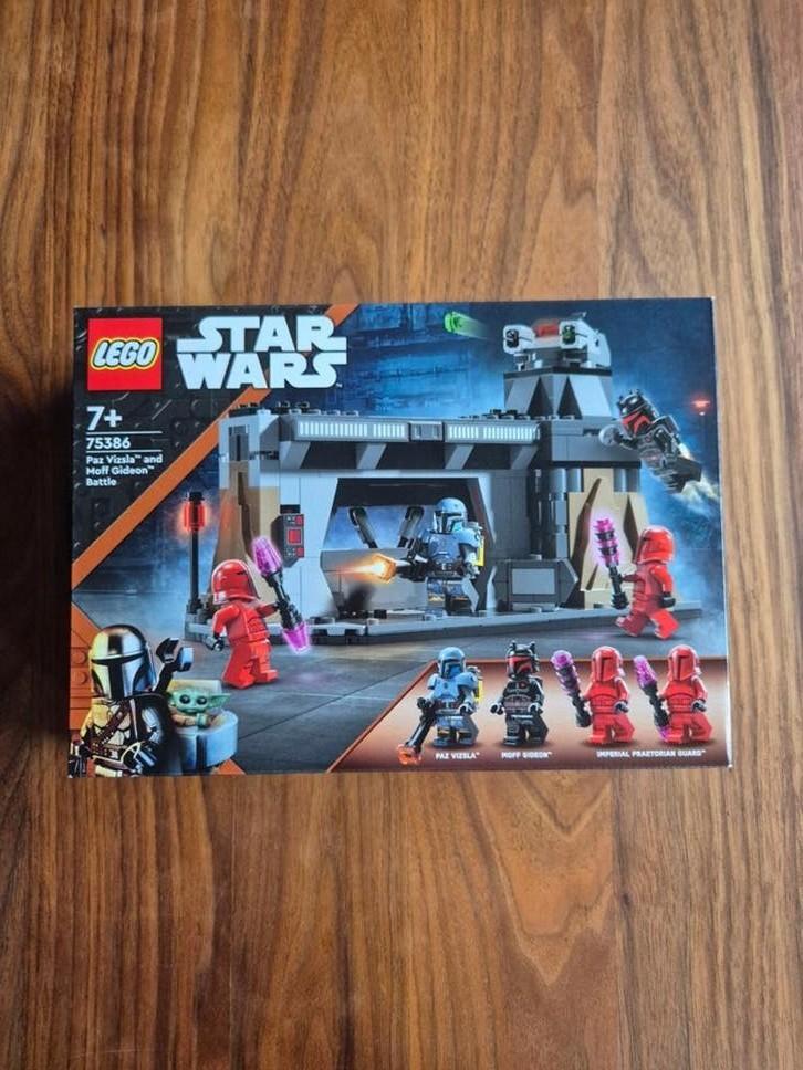 Lego Star Wars Paz Vizsla en Moff Gideon duel 75386 nieuw, Kinderen en Baby's, Speelgoed | Duplo en Lego, Star Wars, Lego, Nieuw