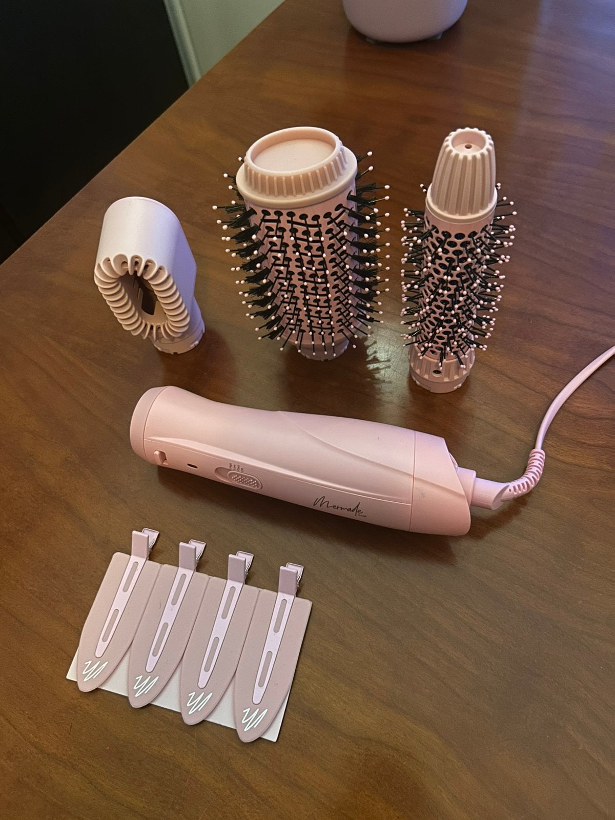 Mermade Hair interchangable blow dry brush, Ophalen of Verzenden, Zo goed als nieuw, Föhn of Haardroger