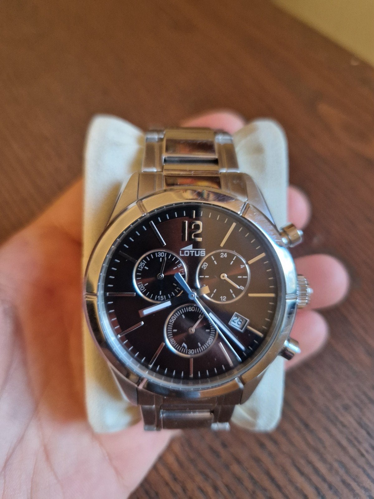 Lotus Herenhorloge - Uitstekende Staat, Sieraden, Tassen en Uiterlijk, Overige merken, Staal, Staal, Polshorloge