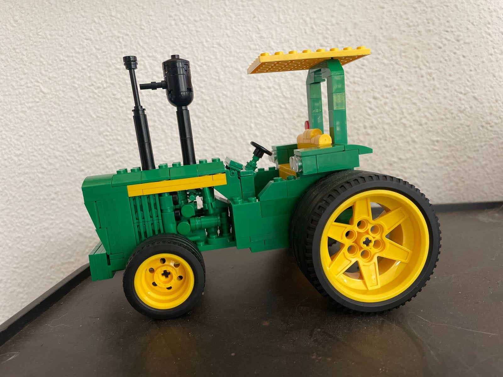 Lego tractor groen geel, Ophalen of Verzenden, Gebruikt