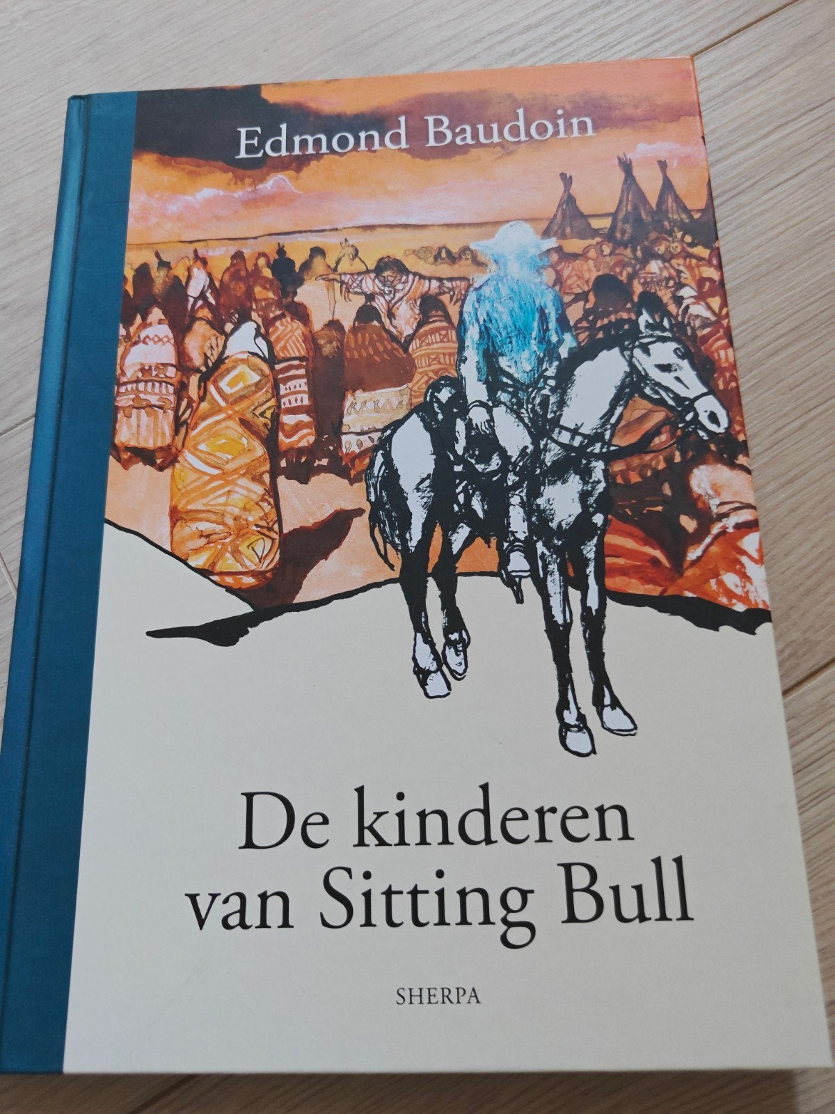 Edmond Baudoin - De kinderen van Sitting Bull, Edmond Baudoin, Eén stripboek, Ophalen of Verzenden, Zo goed als nieuw