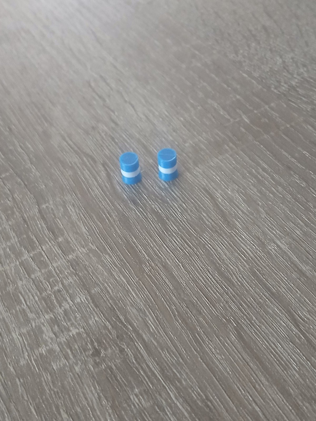 olievaten blauw wit per 10   h0, Overige merken, Gelijkstroom of Wisselstroom, Nieuw, Natuur