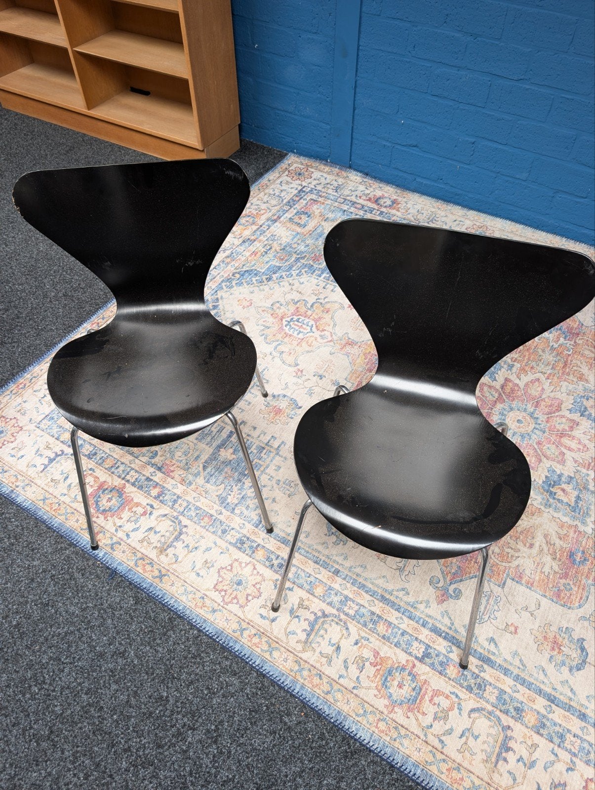 2x vlinderstoelen, Huis en Inrichting, Stoelen, Ophalen, Gebruikt, Twee