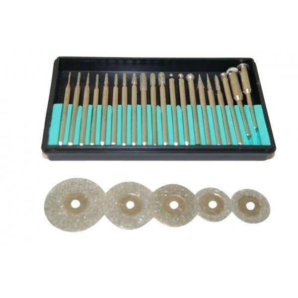 Dremelset 25 delig diamant Compleet set met diverse modellen, Ophalen of Verzenden, Nieuw