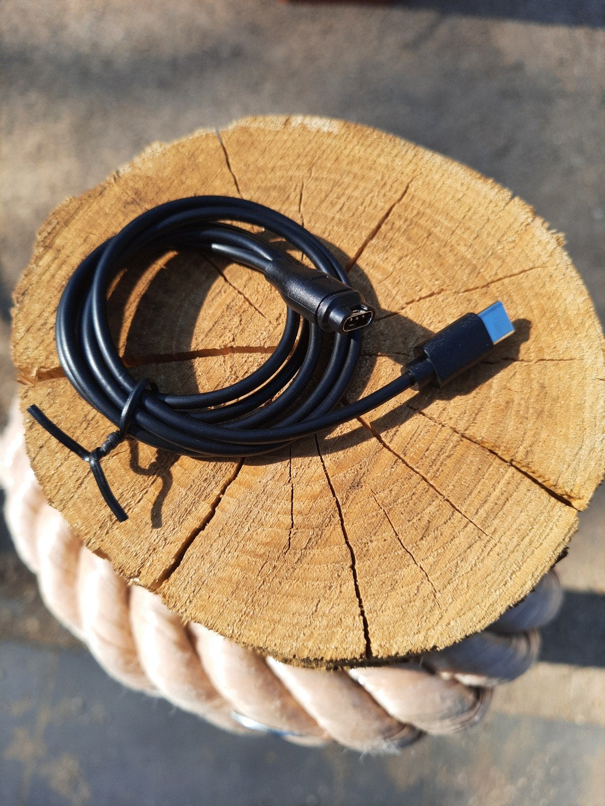 USB-C Oplaadkabel voor Garmin Smartwatches, Ophalen of Verzenden, Nieuw, Zwart, Garmin