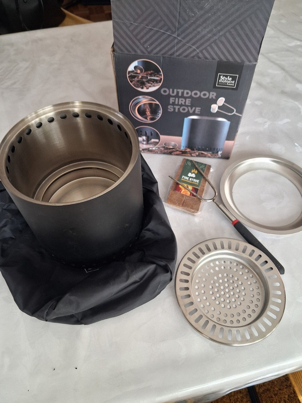 Kleine Vuurkorf / Barbecue - Style Moment Outdoor Fire Stove, Ophalen of Verzenden, Nieuw, Vuurkorf