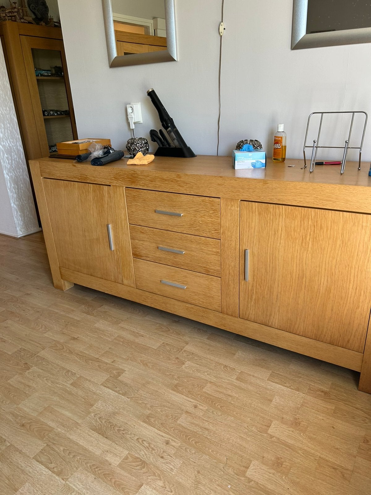 Dressoir stijl blank eiken, Huis en Inrichting, Ophalen, Zo goed als nieuw