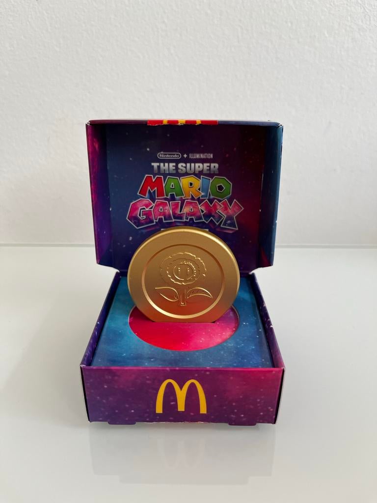 Super Mario Galaxy Movie McDonald's Munt, Ophalen of Verzenden, Nieuw