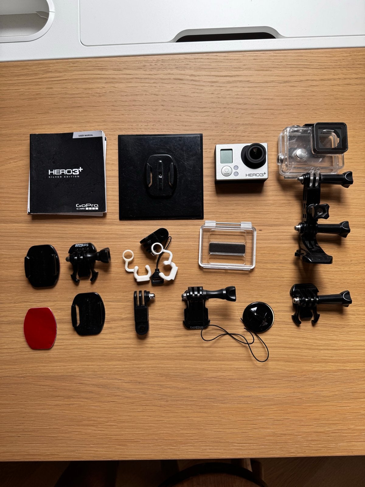 GoPro HERO+ silver edition with acxessories, Audio, Tv en Foto, Actiecamera's, Ophalen of Verzenden, Zo goed als nieuw, GoPro