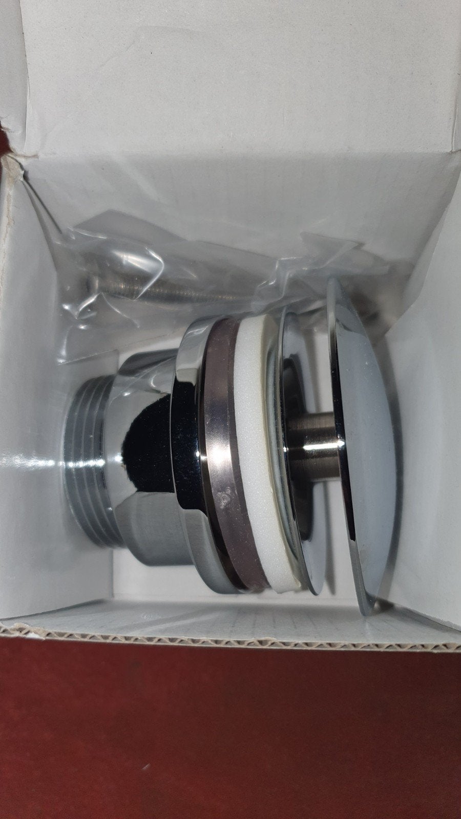 Raminex UD52551 Wastafelafvoerplug 1 1/4" Chroom, Doe-het-zelf en Verbouw, Ophalen of Verzenden, Nieuw, Chroom, Wastafel