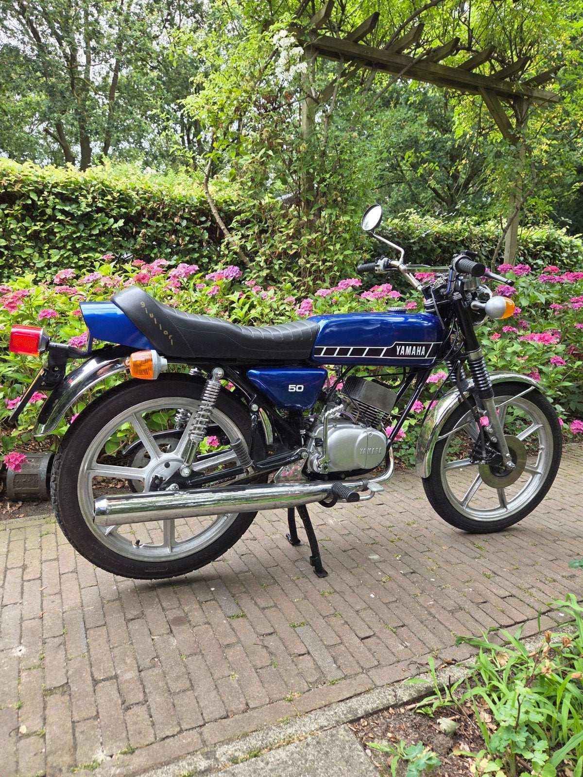 Schitterende Yamaha RD50m, Ophalen, Yamaha
