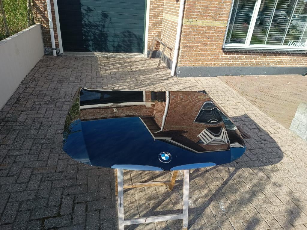 BMW e90 e91 Motorkap pre lci sapphire black zwart, Ophalen, Gebruikt, Voor, BMW