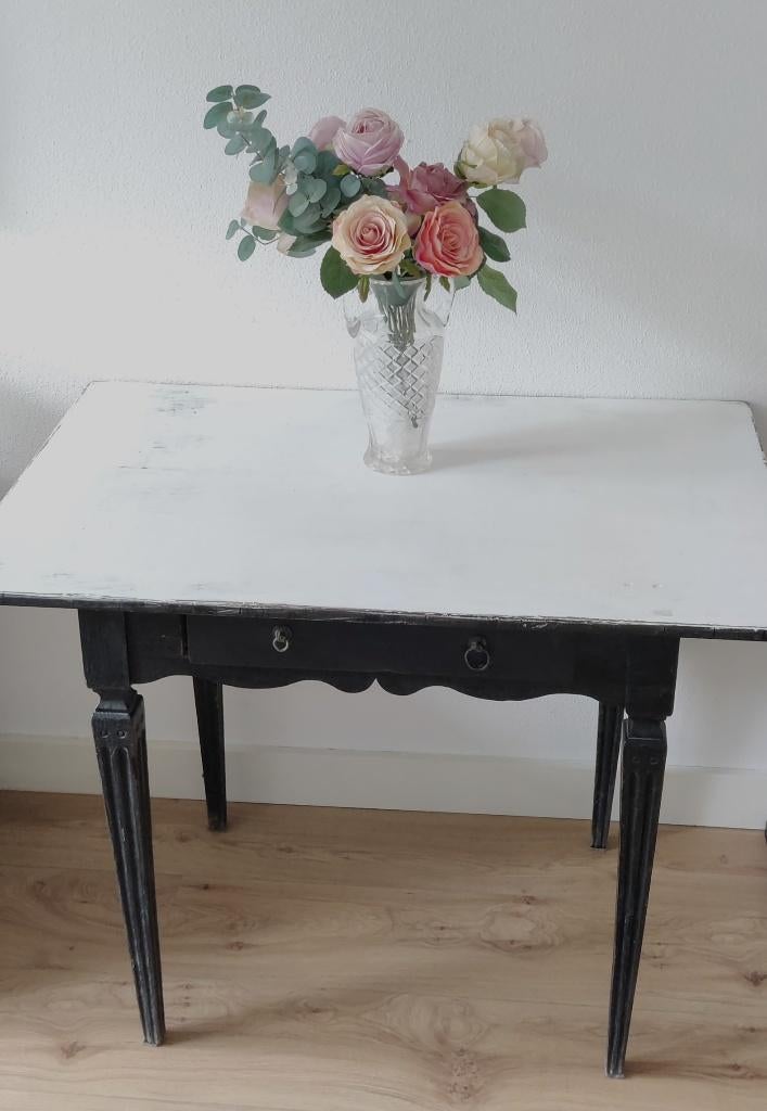 Mooie EMPIRE tafel met lade van circa 1825, Antiek en Kunst, Ophalen
