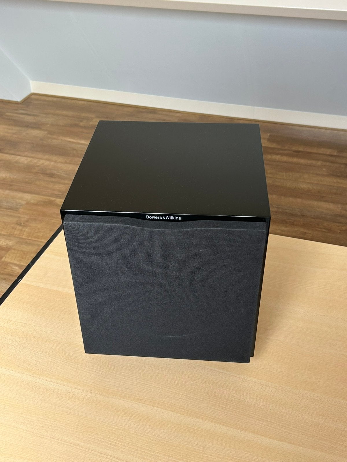 B&W ASW10 CM SUBWOOFER HIGH GLOSS BLACK, Ophalen, Zo goed als nieuw, Subwoofer, Bowers & Wilkins (B&W)