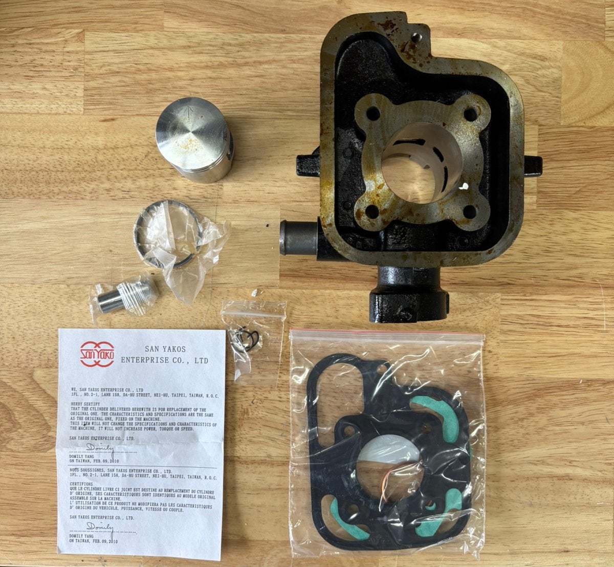 Cilinderkit 40mm o.a Speedfight 3, Fietsen en Brommers, Brommeronderdelen | Scooters, Ophalen of Verzenden, Nieuw