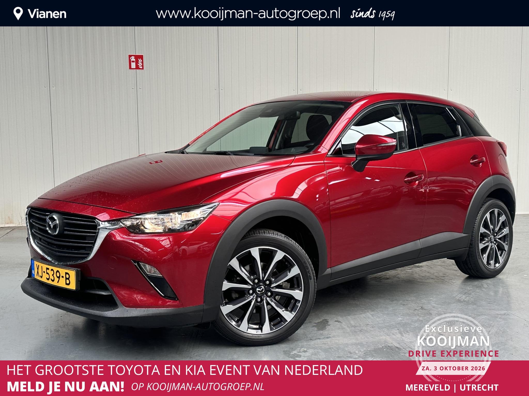 Mazda CX-3 2.0 SkyActiv-G 120 Sport Selected, Auto's, 1998 cc, Stof, 4 cilinders, Origineel Nederlands