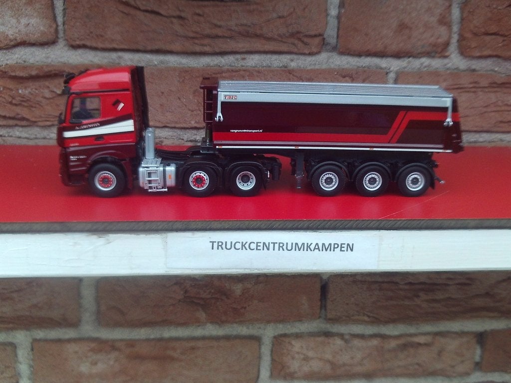 WSI  Mercedes  Benz  Actros  van  A.  van  Grunsven., Ophalen of Verzenden, Nieuw, Bus of Vrachtwagen, Wsi