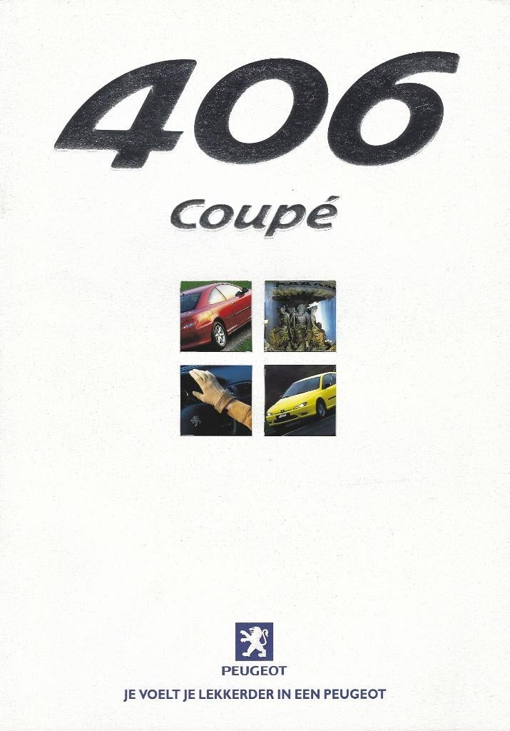Brochure Peugeot 406 Coupe 1999, Ophalen of Verzenden, Gelezen, Peugeot