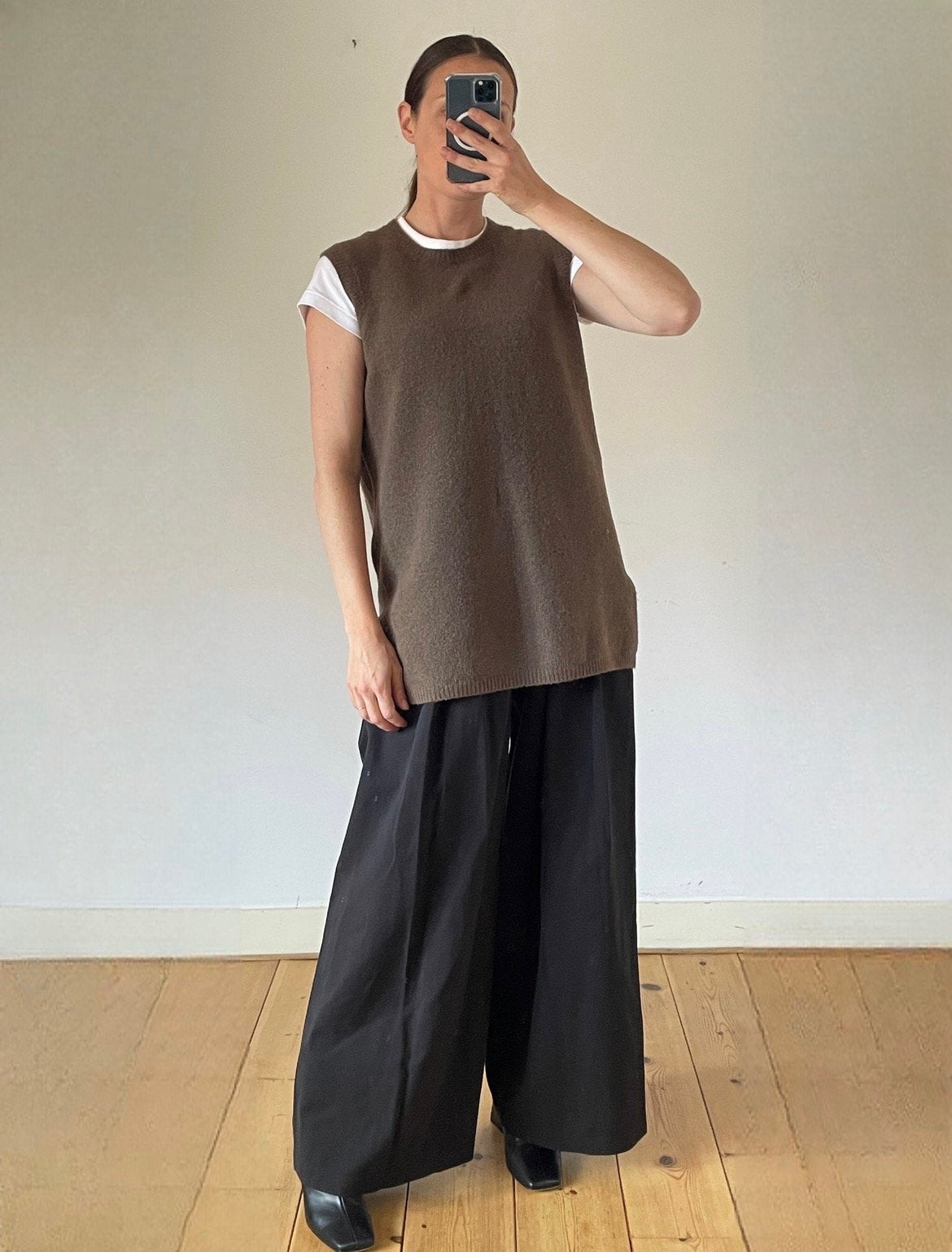 Graumann oversized wollen spencer maat S, Ophalen of Verzenden, Zo goed als nieuw, Maat 36 (S), Bruin
