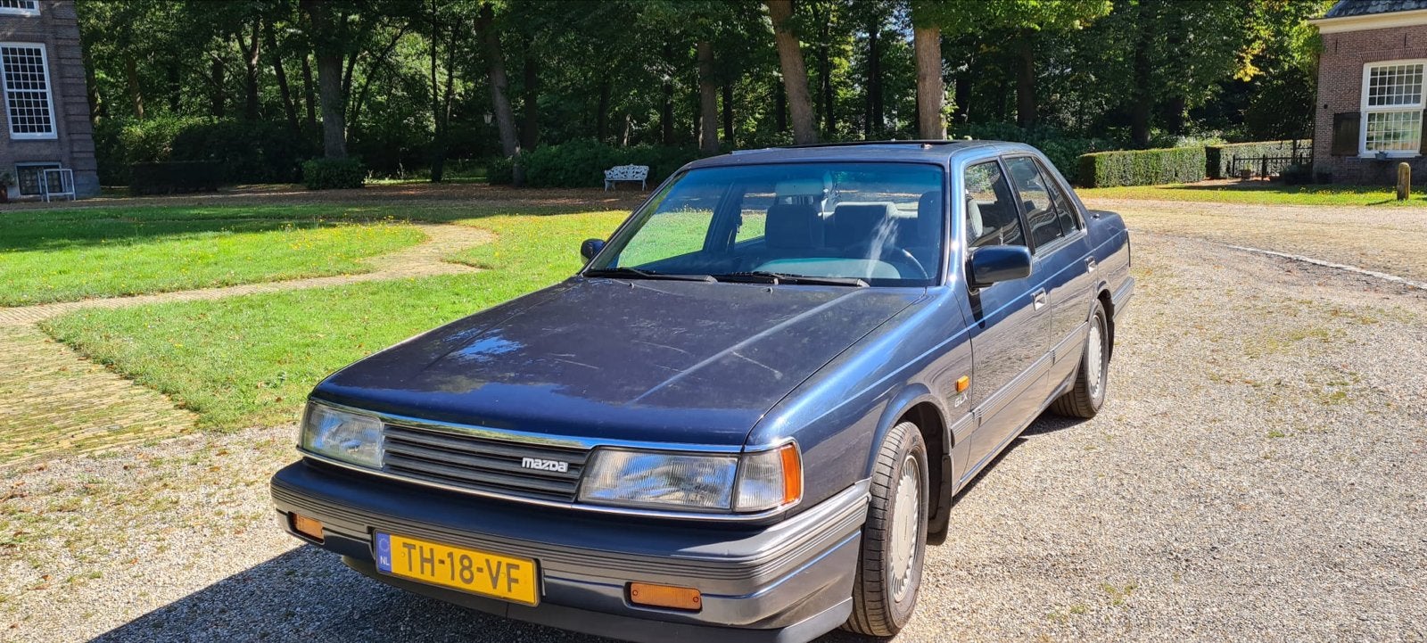 Mazda 929 Sedan 3.0i V6 GLX Automaat | 1e Eigenaar, Auto's, Automaat, Achterwielaandrijving, 700 kg, Blauw
