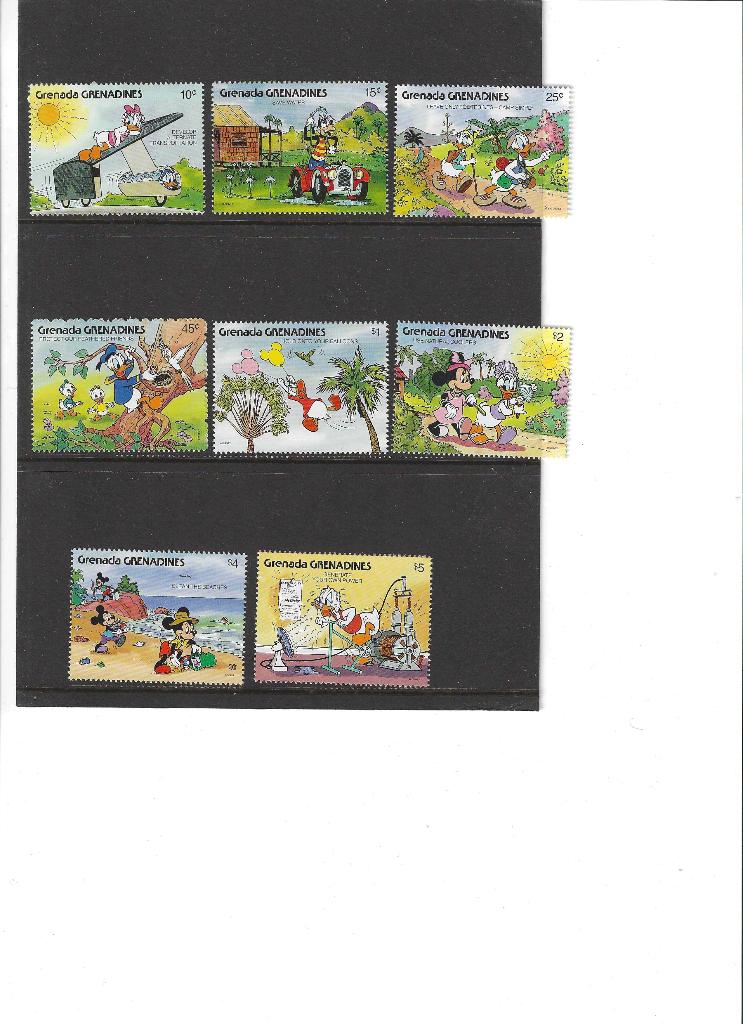 Mi 1409=-1416 Disney.  Grenada Grenadines. Postfris, Ophalen of Verzenden, Postfris, Overige thema's