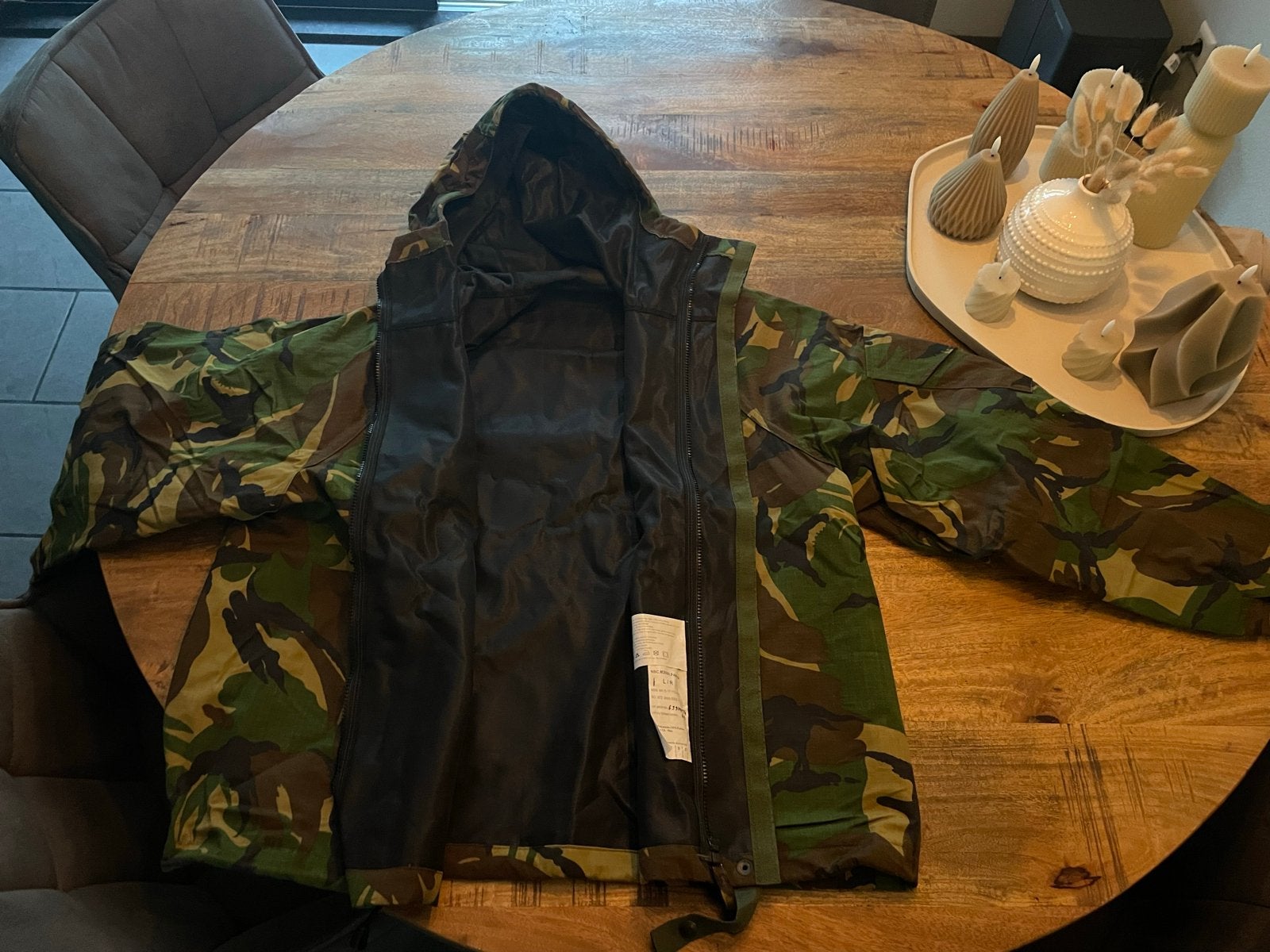 NBC M2000 Pak (Broek, Parka, Handschoenen, Laarzen), Ophalen, Zo goed als nieuw, Maat 52/54 (L), Groen
