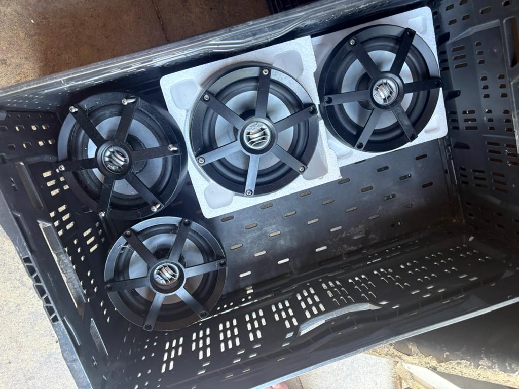 4 sets marine polk speakers 6,5 inch, Ophalen of Verzenden, Zo goed als nieuw, Elektra en Verlichting, Motorboot